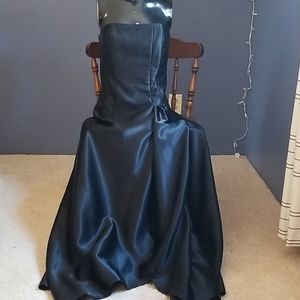 SOLD High low satin gown